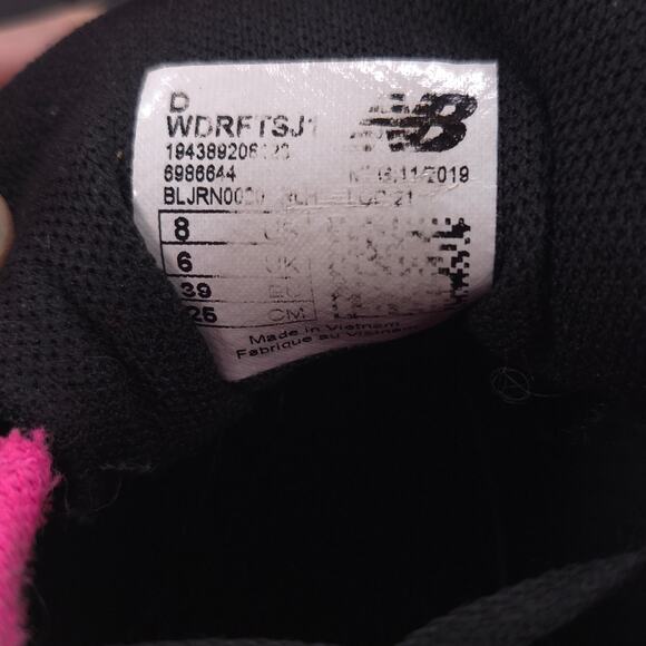 New Balance DRFT V1 Lace Up Athletic Running Shoe Womens Size 8 WDRFTSJ1 Black - Picture 10 of 10